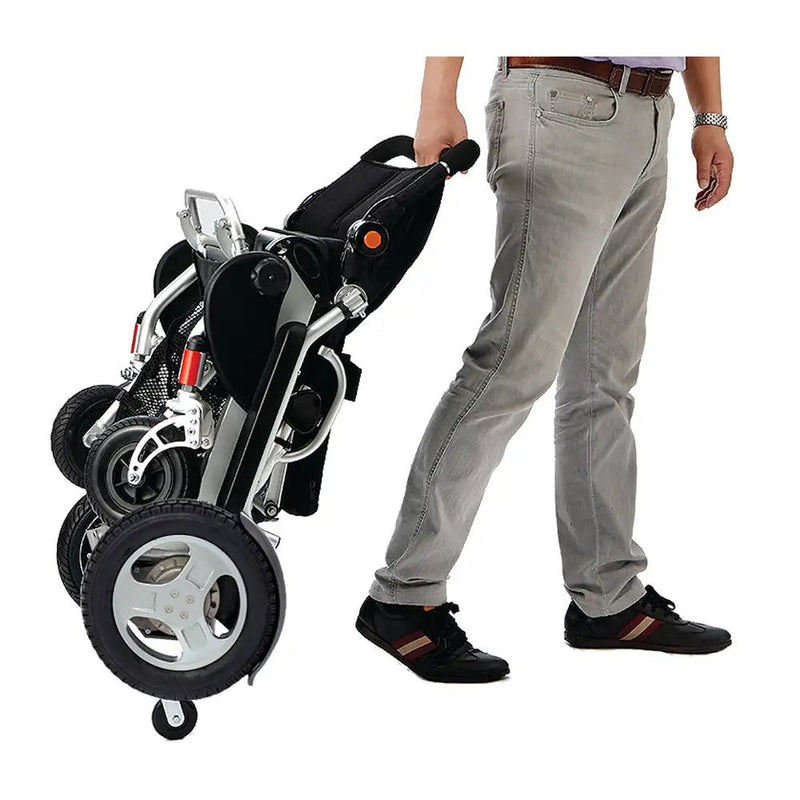 3G Platinum Folding Electric Wheelchair w/ 12" Rear Wheels - CH4085