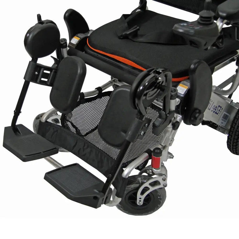 3G Platinum Folding Electric Wheelchair w/ 12" Rear Wheels - CH4085