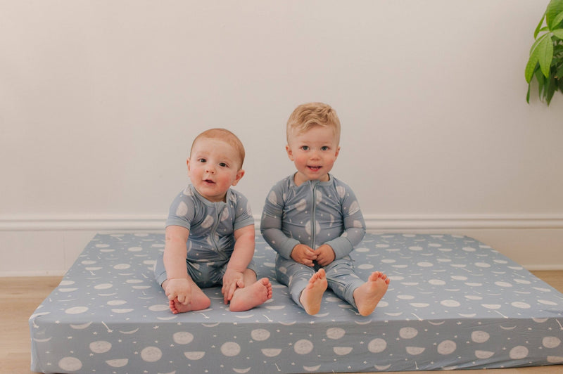 Stay Dreamy - Reach For The Moon Bamboo Crib Sheet - Home & Well