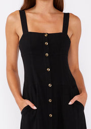 Lovestitch - Square Neck Corset Midi Dress - Home & Well
