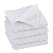 Fabstyles - Fabstyles Broadway Waffle Cotton Kitchen Towels Set of 4 - Home & Well 