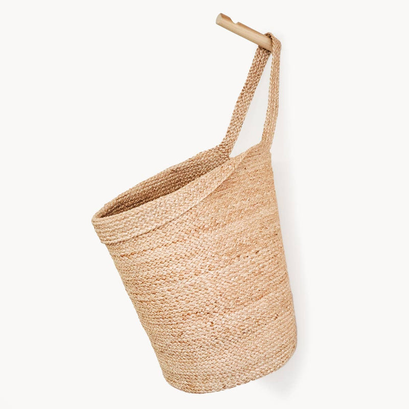 KORISSA - Handwoven Wicker Storage • Kata Wall Storage Basket [L] - Home & Well 