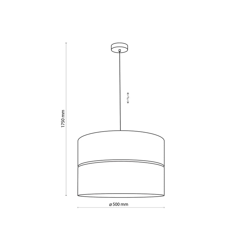 HILTON Black Gold Pendant Light