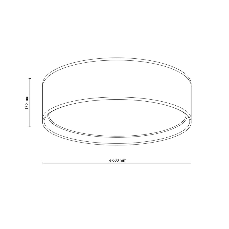BILBAO Gold Modern Flush Mount Light