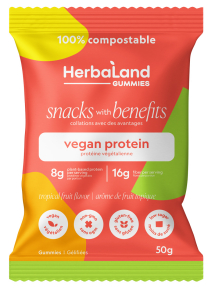 HERBALAND Protein Gummies - Tropical - Home & Well 