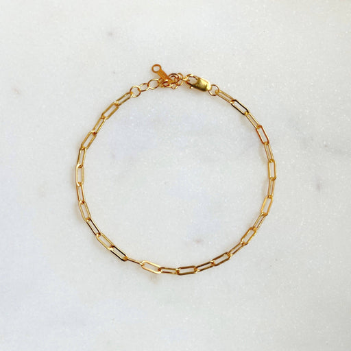 PETITE GOLD - Paperclip Bracelet - Home & Well 