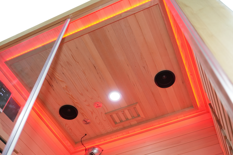 Blisspod I Venetian RED I All-In-One - Full Spectrum + Red Light Therapy I Indoor Premium Sauna I 2 Person