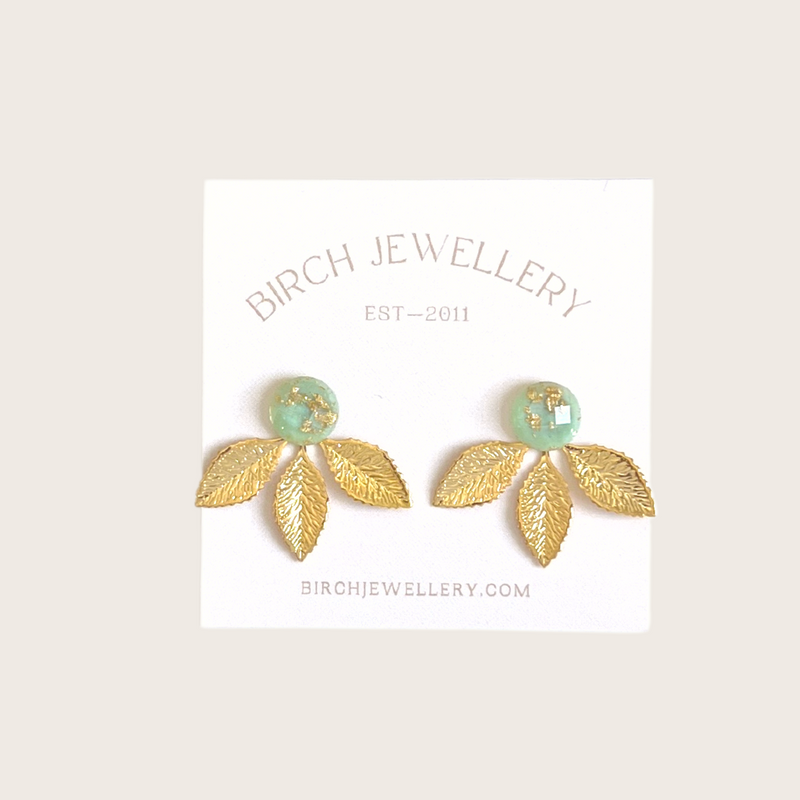 Gold Flake Ear Jackets