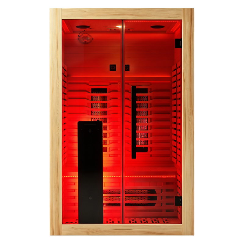 Blisspod I Venetian RED I All-In-One - Full Spectrum + Red Light Therapy I Indoor Premium Sauna I 2 Person