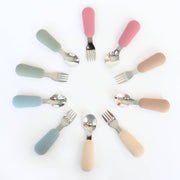 Baby Bliss - Stainless Steel & Silicone Silverware - Home & Well 