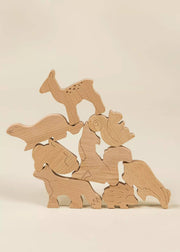 Coco Village - Wooden Balance Puzzle - Forest (8 pcs) - Home & Well
