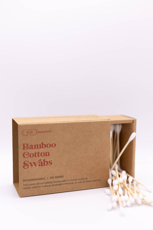 REssentials - Bamboo Cotton Swabs (200 Count) - Home & Well 
