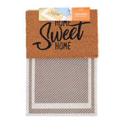 Hello Door Mat - Layered Set Checked Pattern - Home & Well