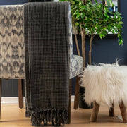 Fabstyles - Fabstyles Honeycomb High Quality Cotton Throw - Home & Well 