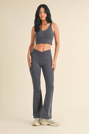 Aligned Performance Cropped Tank Top - Home & Well 