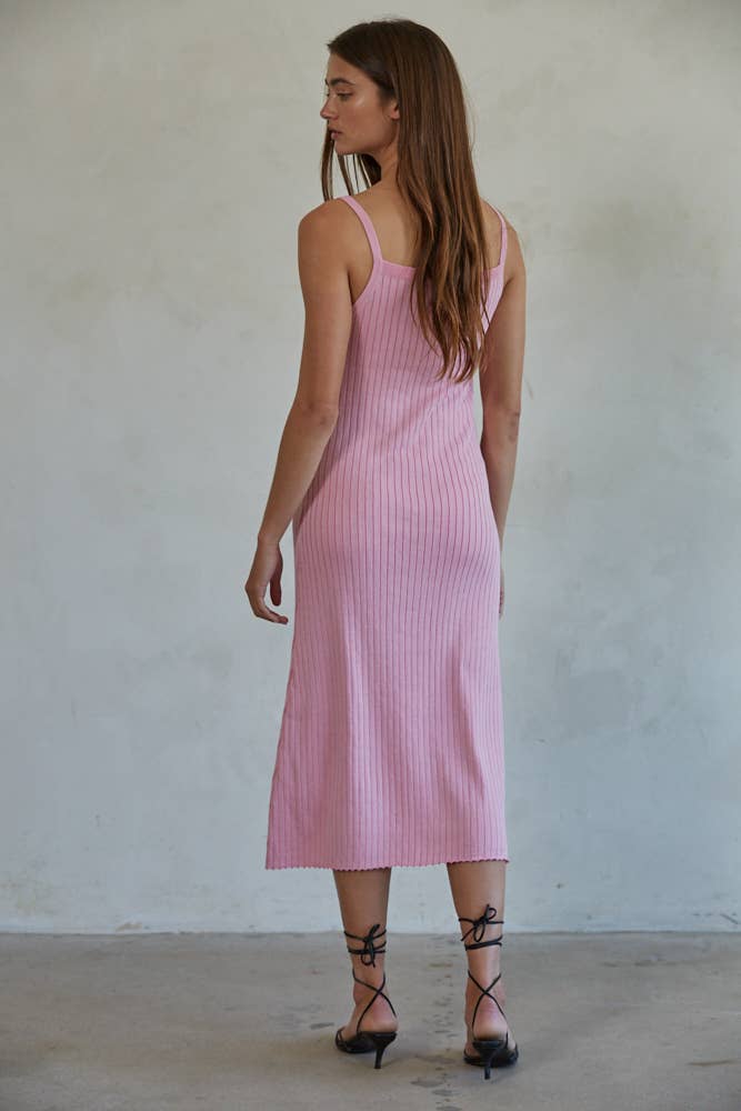 By Together - L4645 | Knit Sweater Cami Maxi Dress - Home & Well 