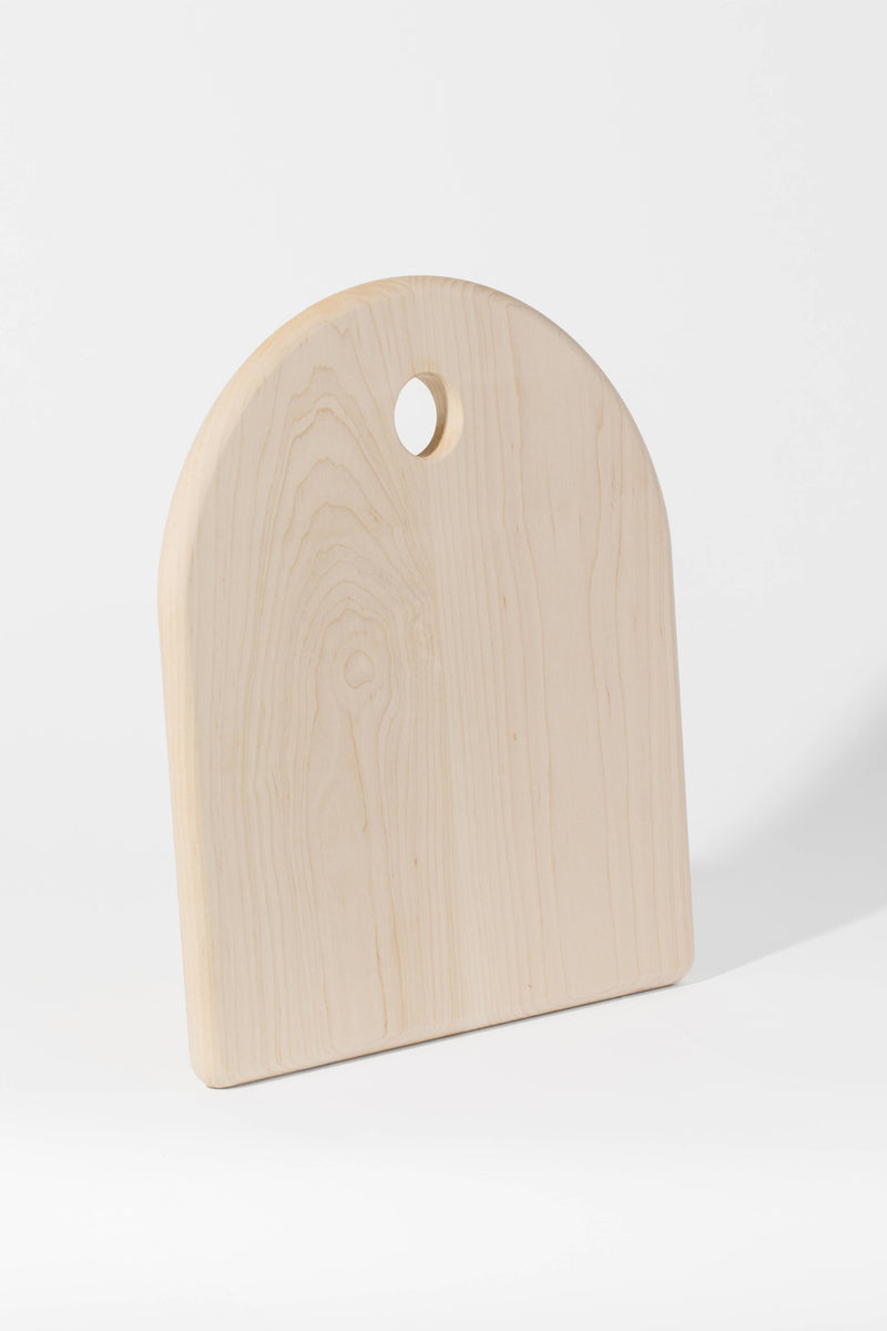 Hudson and Oak - Arch Maple Cutting Board - Home & Well 