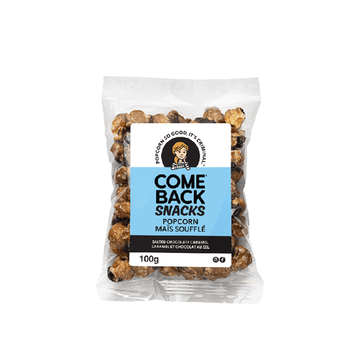 Comeback Snacks - Salted Chocolate Caramel Popcorn 100g - Home & Well
