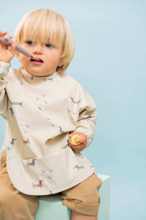 the cotton cloud - Long Sleeve Bib