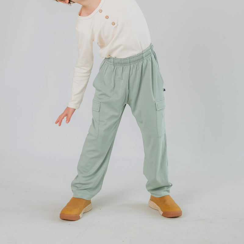 Youth Bamboo Cargo Pants — Last Call