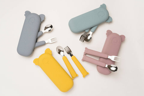 the cotton cloud - Zoe the Koala Cutlery Set and Case