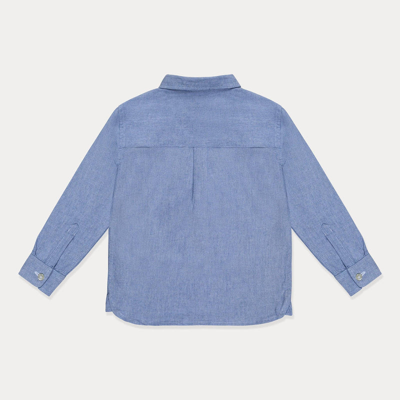 Mini Wardrobes - Toddler Boys Button Down Shirt Long Sleeve Dress Shirt Boys