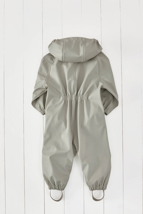 Grass & Air - Geothermal Grey Kids Waterproof Puddlesuit