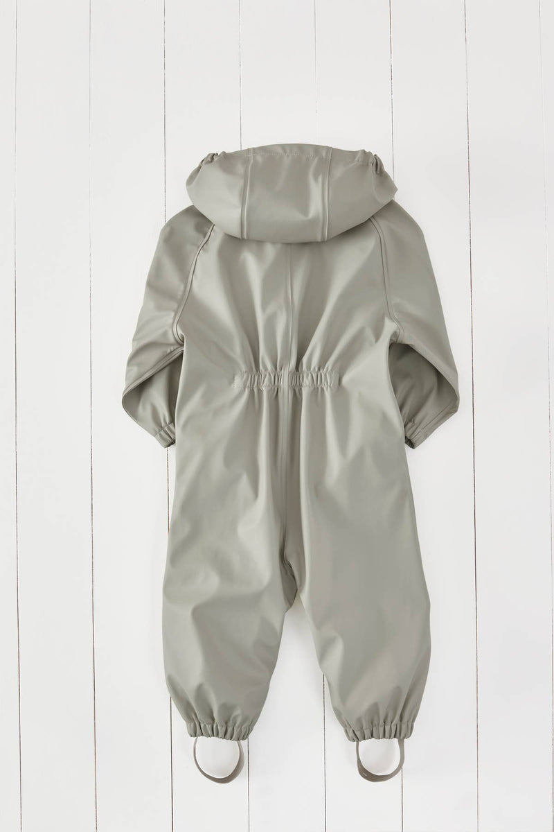 Grass & Air - Geothermal Grey Kids Waterproof Puddlesuit