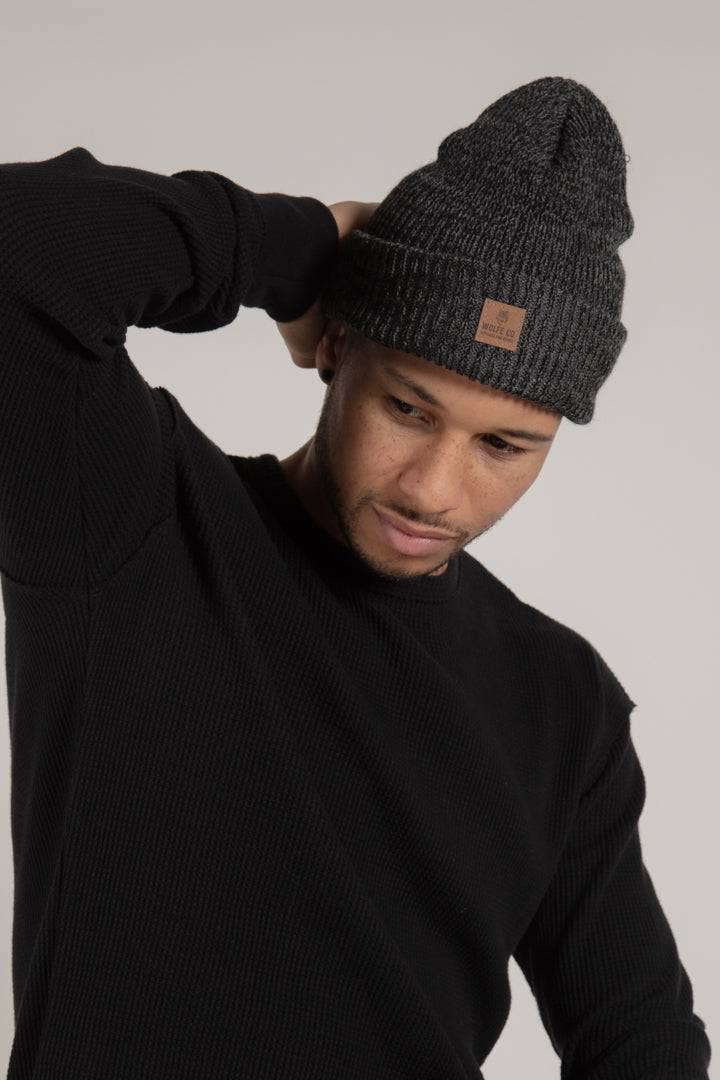 Wolfe Co. Apparel and Goods® - Charcoal Longford Ribbed Toque - Home & Well 