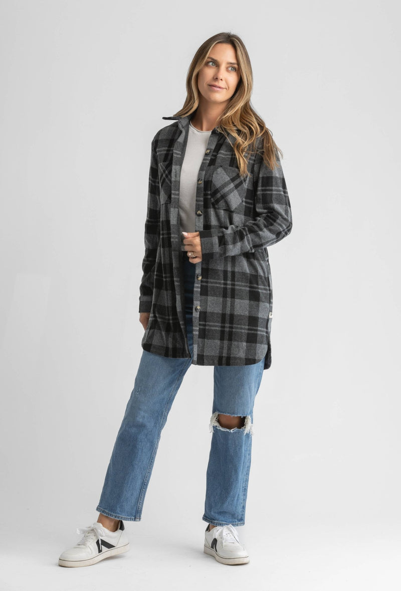 LIV Outdoor - Women's Lichen Stretch Flannel Tunic - Home & Well