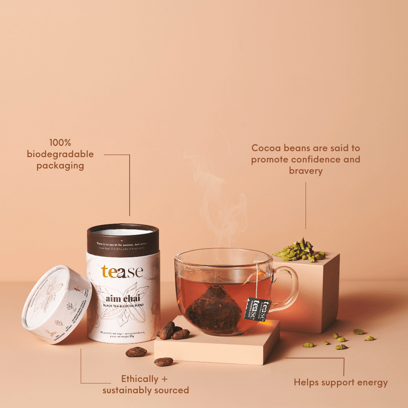 Tease | Wellness Tea Blends - All Natural Tea Blend | Biodegradable Tea Bags - Home & Well 
