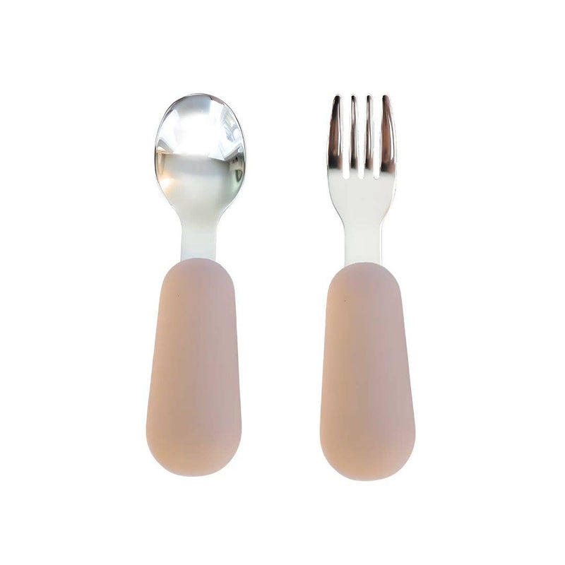 Baby Bliss - Stainless Steel & Silicone Silverware - Home & Well 