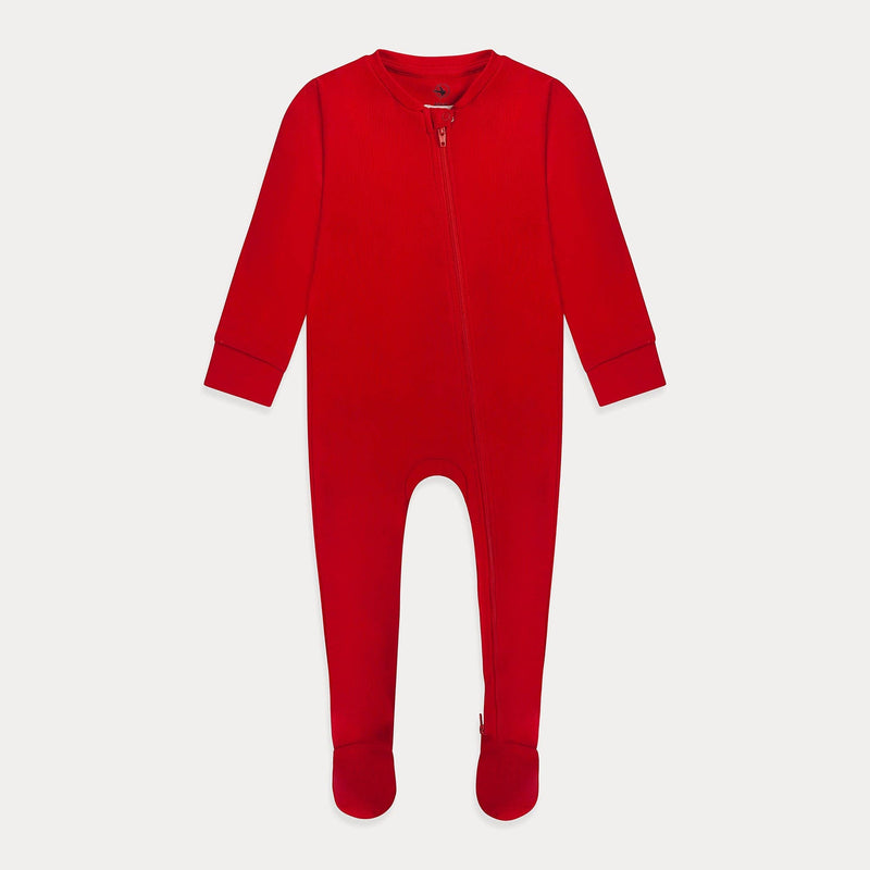 Mini Wardrobes - Footed Baby Pajamas, Baby Jumpsuit, Baby Coveralls, Ribbed Cotton