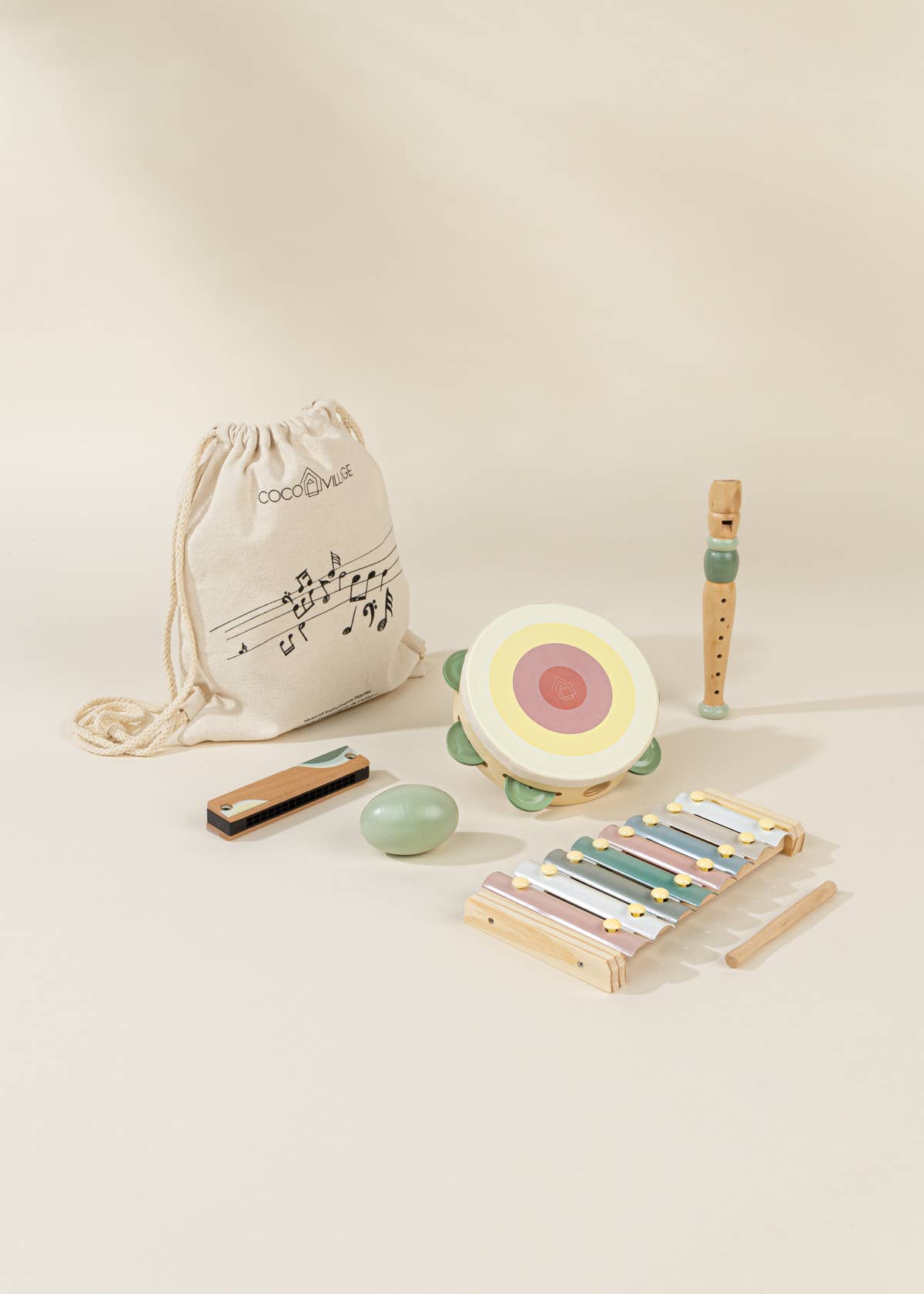Coco Village - Wooden Musical Instruments Playset — Home & Well
