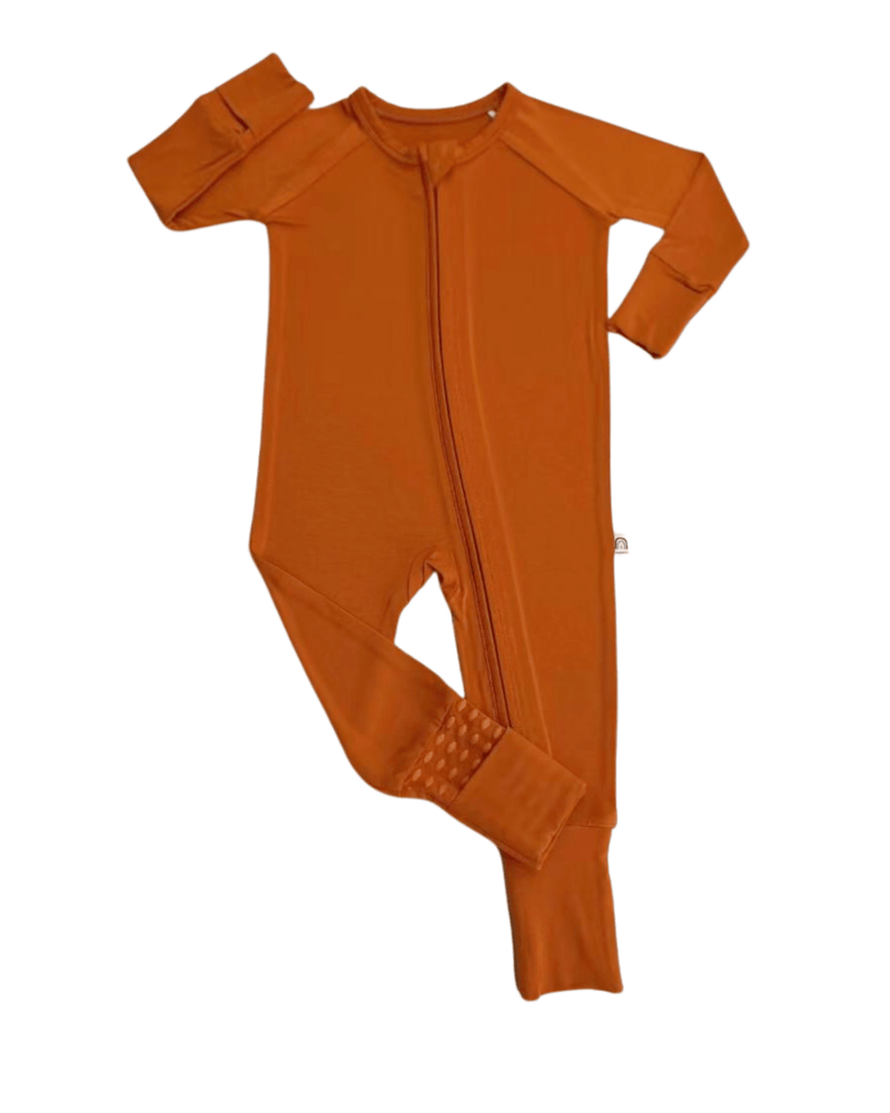 Stay Dreamy - Spice Bamboo Zippy Romper - Home & Well