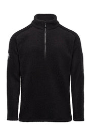 Wolfe Co. Apparel and Goods® - Black Kitimat Men's Half Zip - Home & Well 
