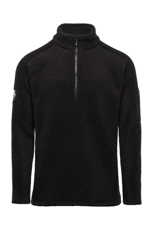 Wolfe Co. Apparel and Goods® - Black Kitimat Men's Half Zip - Home & Well 