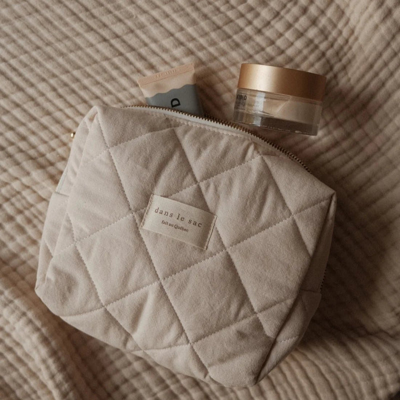 Quilted pouch Cream | Dans le sac - Home & Well