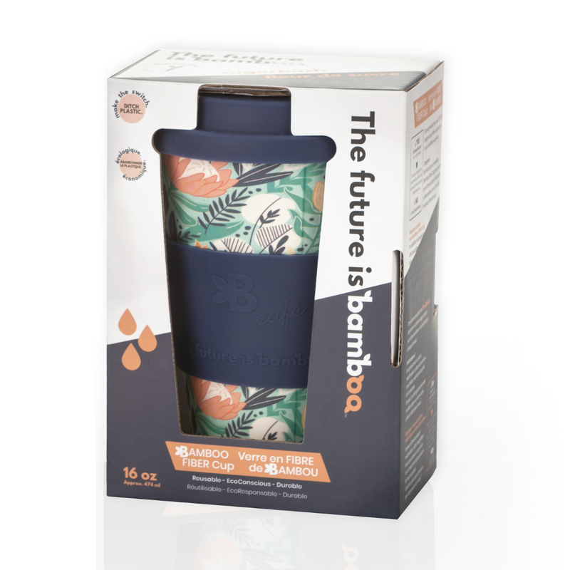 Eco-Friendly Reusable Bamboo Fiber Cup - Sustainable Travel Mug-  Sugar Bush - INNER 6