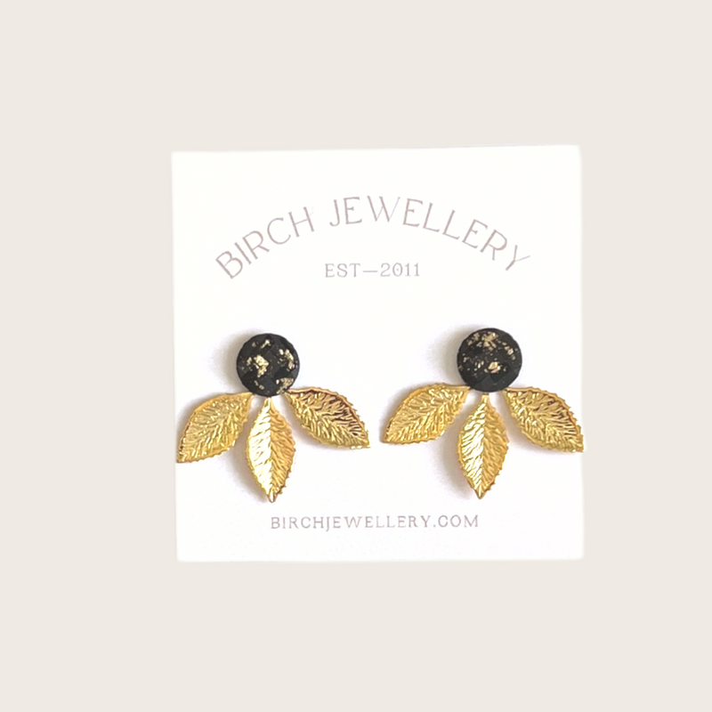 Gold Flake Ear Jackets
