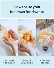 Beeswax Wrap Variety Set - Home & Well 