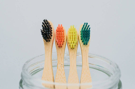 REssentials - Kids Bamboo Toothbrush- REssentials - 4 PACK - Home & Well 