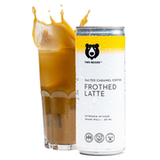 Frothed Salted Caramel Oat Latte - Home & Well 