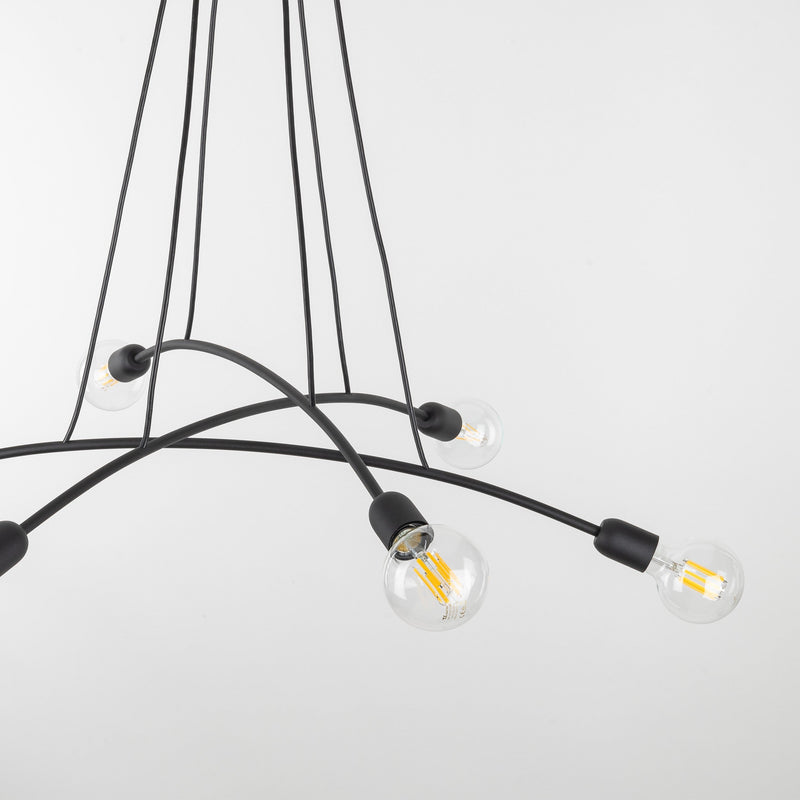 HELIX Black Minimalist Pendant Light 6