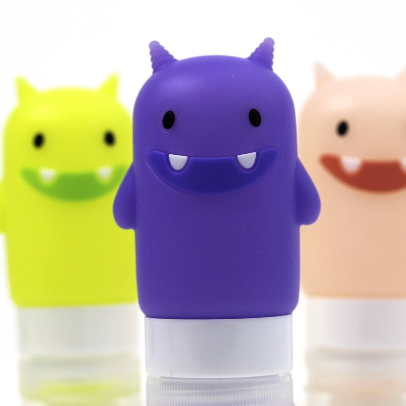 Yumbox - Funny Monsters - Silicone Condiment Squeeze Bottles (Set of 3)