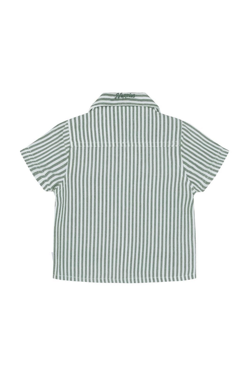 Shirt | Green Stripe | Noppies