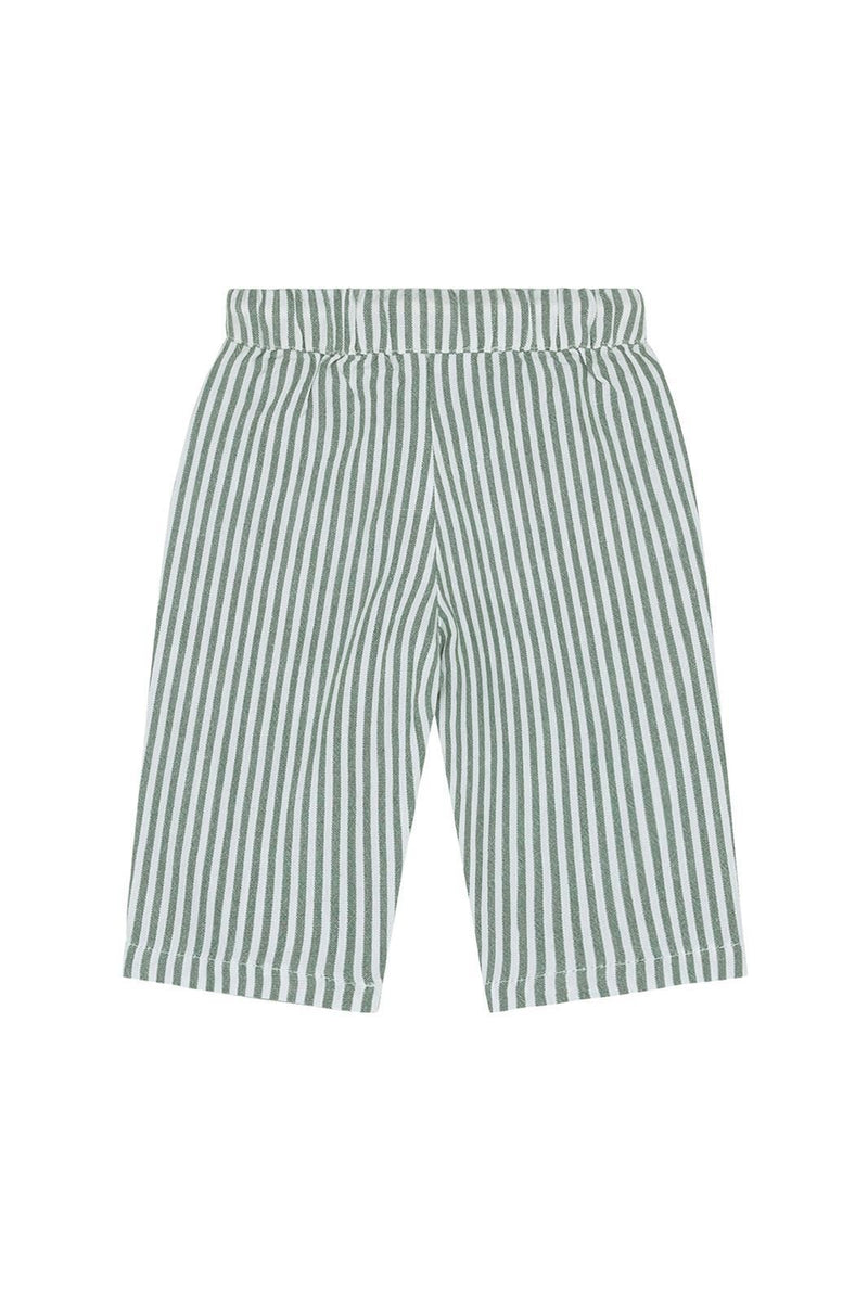 Relaxed Fit Trouser | Green Stripe | Noppies