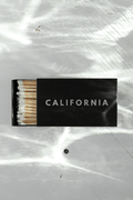 Large 4 Inch Matches Matchbox California - Home & Well 