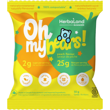 Herbaland Gummies - Oh My! Bears - Peach - Home & Well