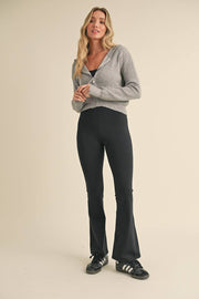 KIMBERLY C - Zip Up Knit Sweater Hoodie - Home & Well 